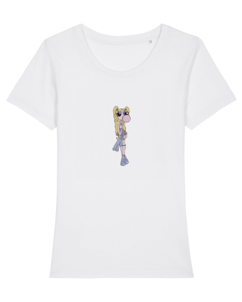 Powerpuff Bubbles Aesthetic Girls White