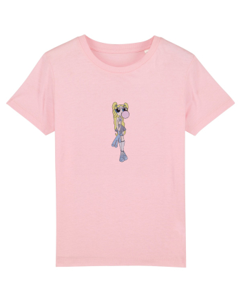 Powerpuff Bubbles Aesthetic Girls Cotton Pink