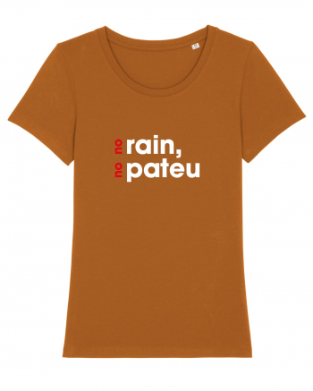 No rain, no pateu Roasted Orange