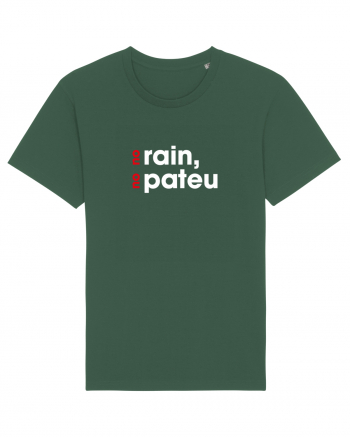 No rain, no pateu Bottle Green