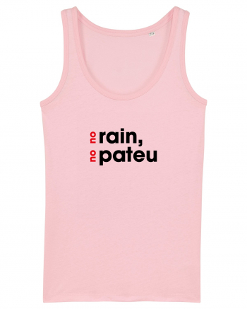 No rain, no pateu Cotton Pink