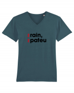 No rain, no pateu Tricou mânecă scurtă guler V Bărbat Presenter