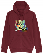 RGB Leopard Hanorac cu fermoar Unisex Connector