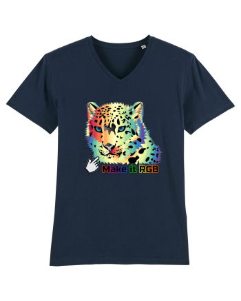 RGB Leopard French Navy