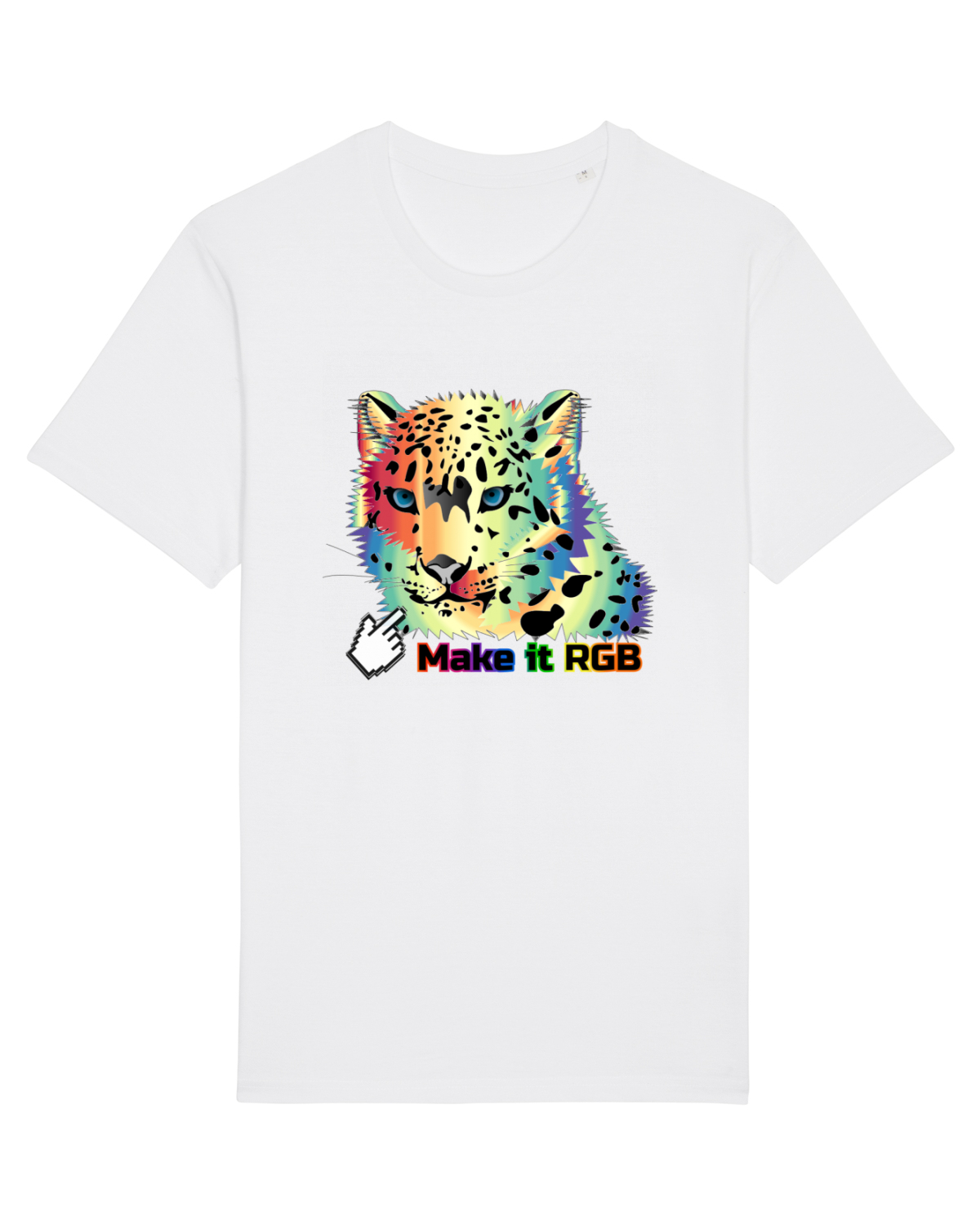 Tricou mânecă scurtă Unisex Rocker White