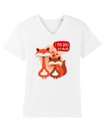 Veverițe Tricou mânecă scurtă guler V Bărbat Presenter