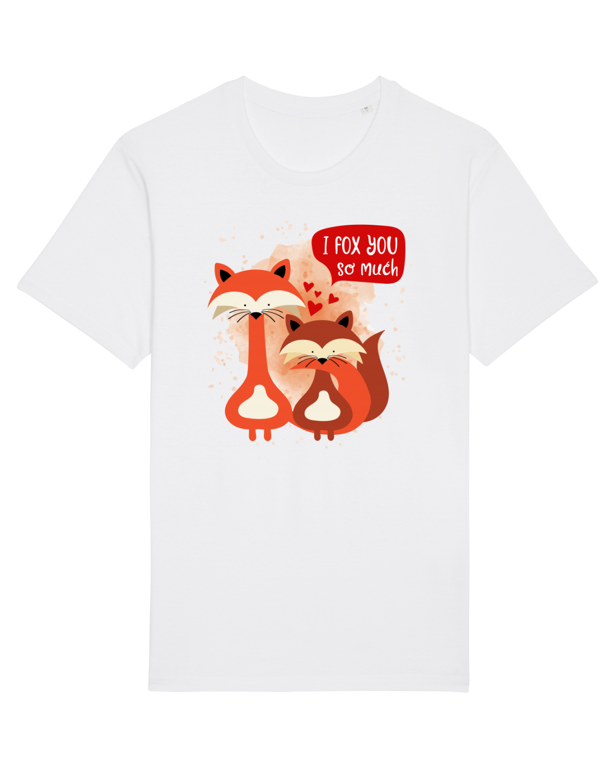Tricou mânecă scurtă Unisex Rocker White