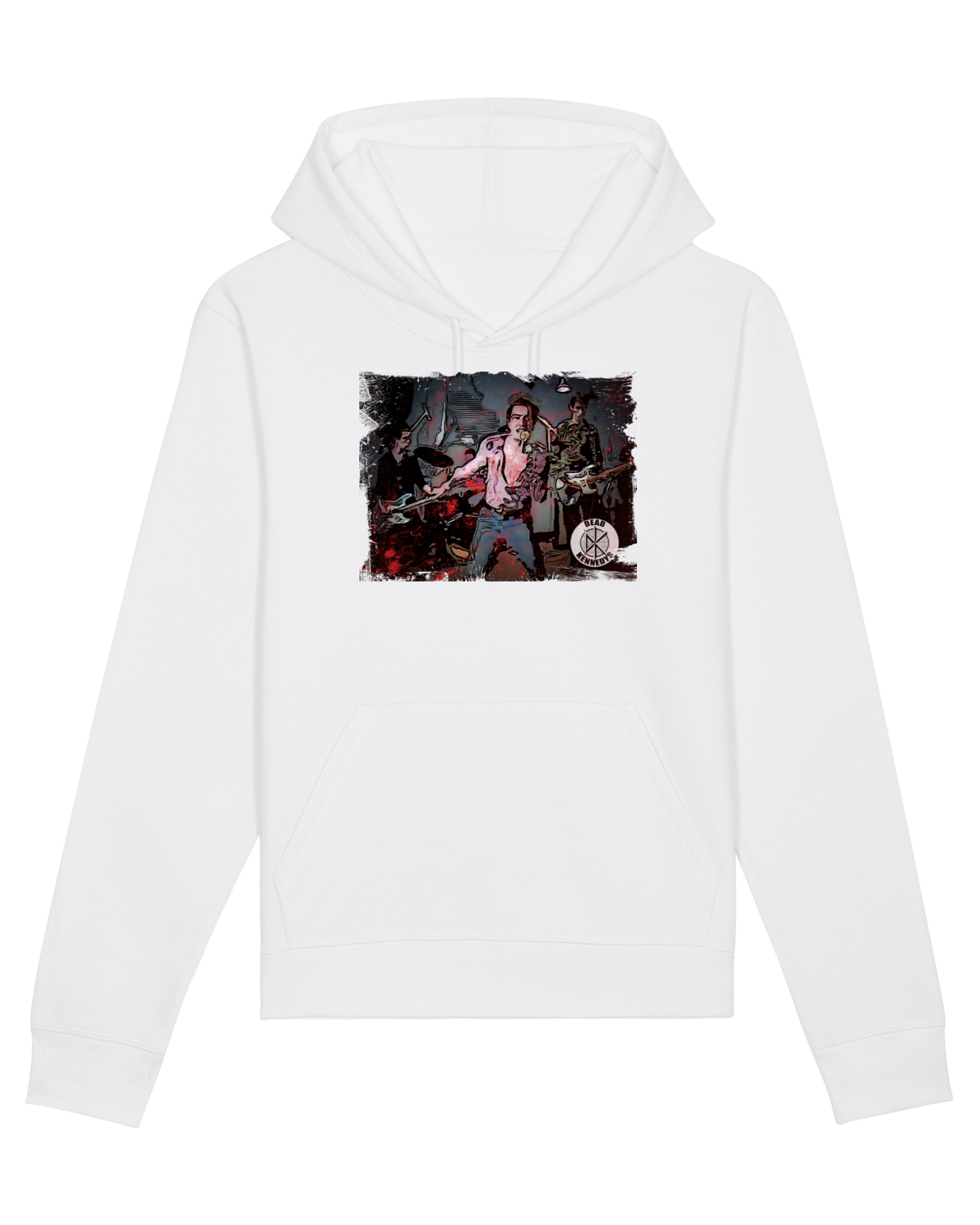 Hanorac Unisex Drummer White