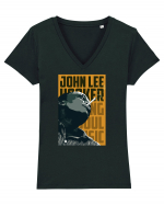 John Lee Hooker - King of Soul Tricou mânecă scurtă guler V Damă Evoker