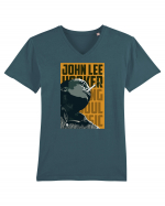 John Lee Hooker - King of Soul Tricou mânecă scurtă guler V Bărbat Presenter