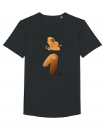 the girl who smokes Tricou mânecă scurtă guler larg Bărbat Skater
