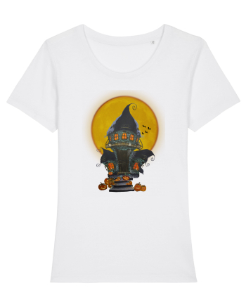 Halloween Haunted House  White