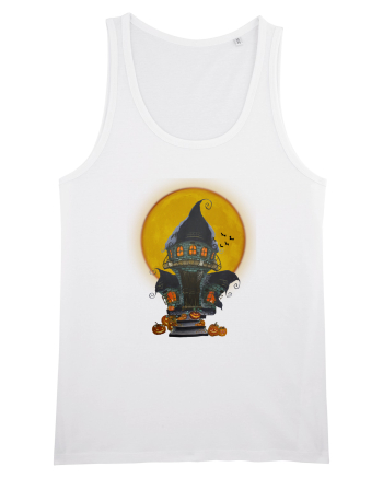 Halloween Haunted House  White