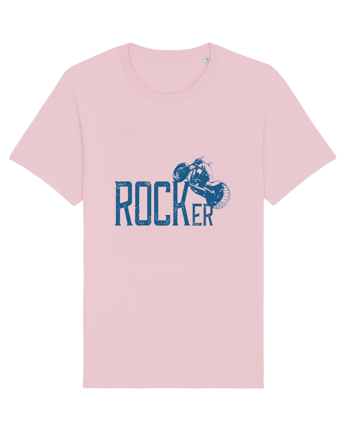 Tricou mânecă scurtă Unisex Rocker Cotton Pink