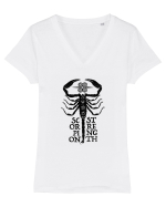 Scorpion Strength Tricou mânecă scurtă guler V Damă Evoker