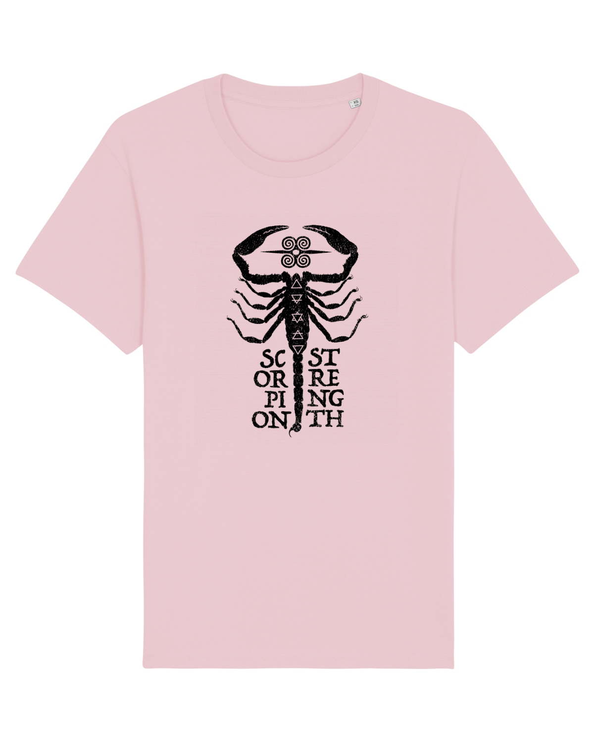 Tricou mânecă scurtă Unisex Rocker Cotton Pink