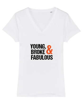 Young, Broke & Fabulous White