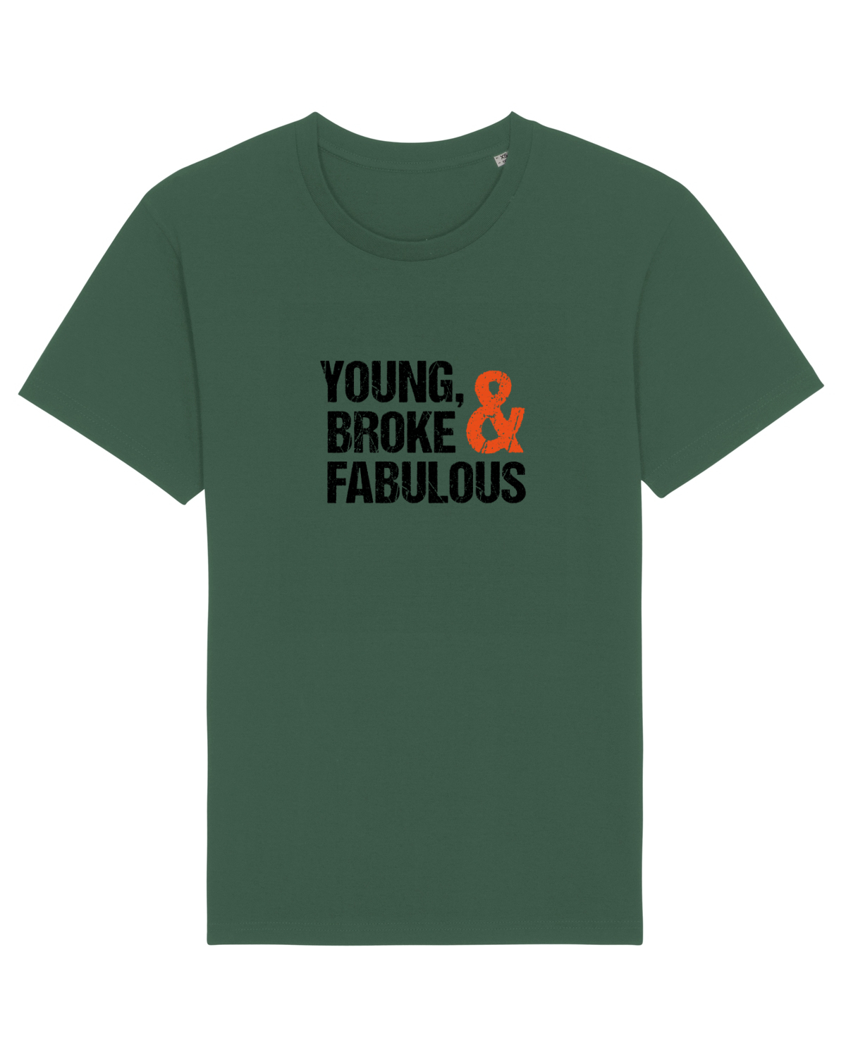 Tricou mânecă scurtă Unisex Rocker Bottle Green