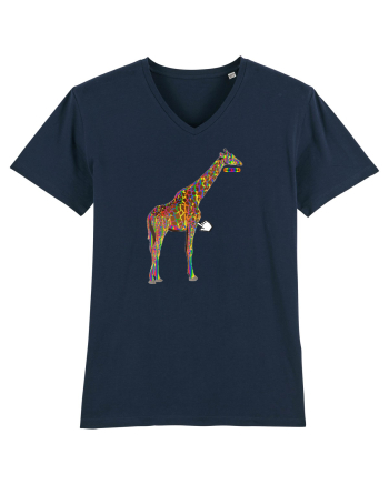 RGB Giraffe French Navy