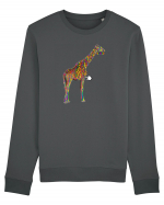 RGB Giraffe Bluză mânecă lungă Unisex Rise