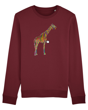 RGB Giraffe Burgundy