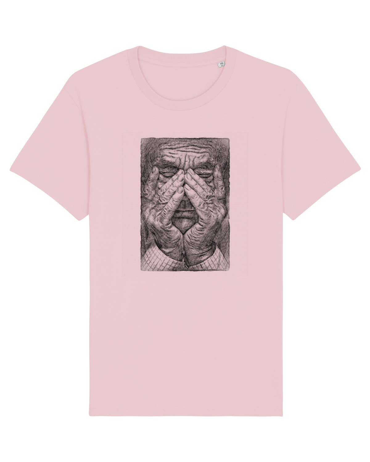 Tricou mânecă scurtă Unisex Rocker Cotton Pink