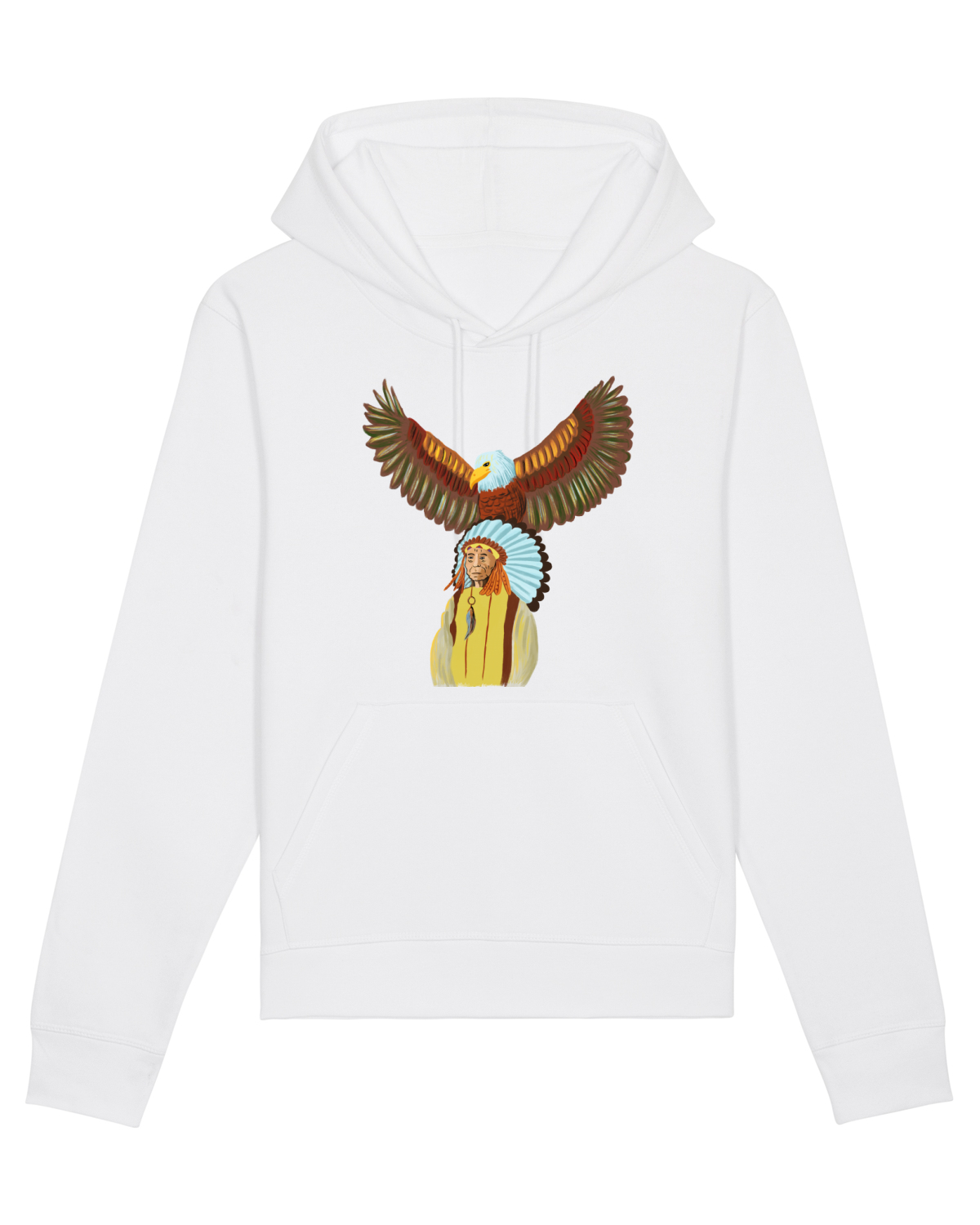 Hanorac Unisex Drummer White
