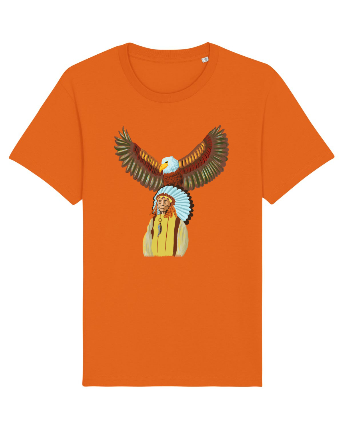 Tricou mânecă scurtă Unisex Rocker Bright Orange