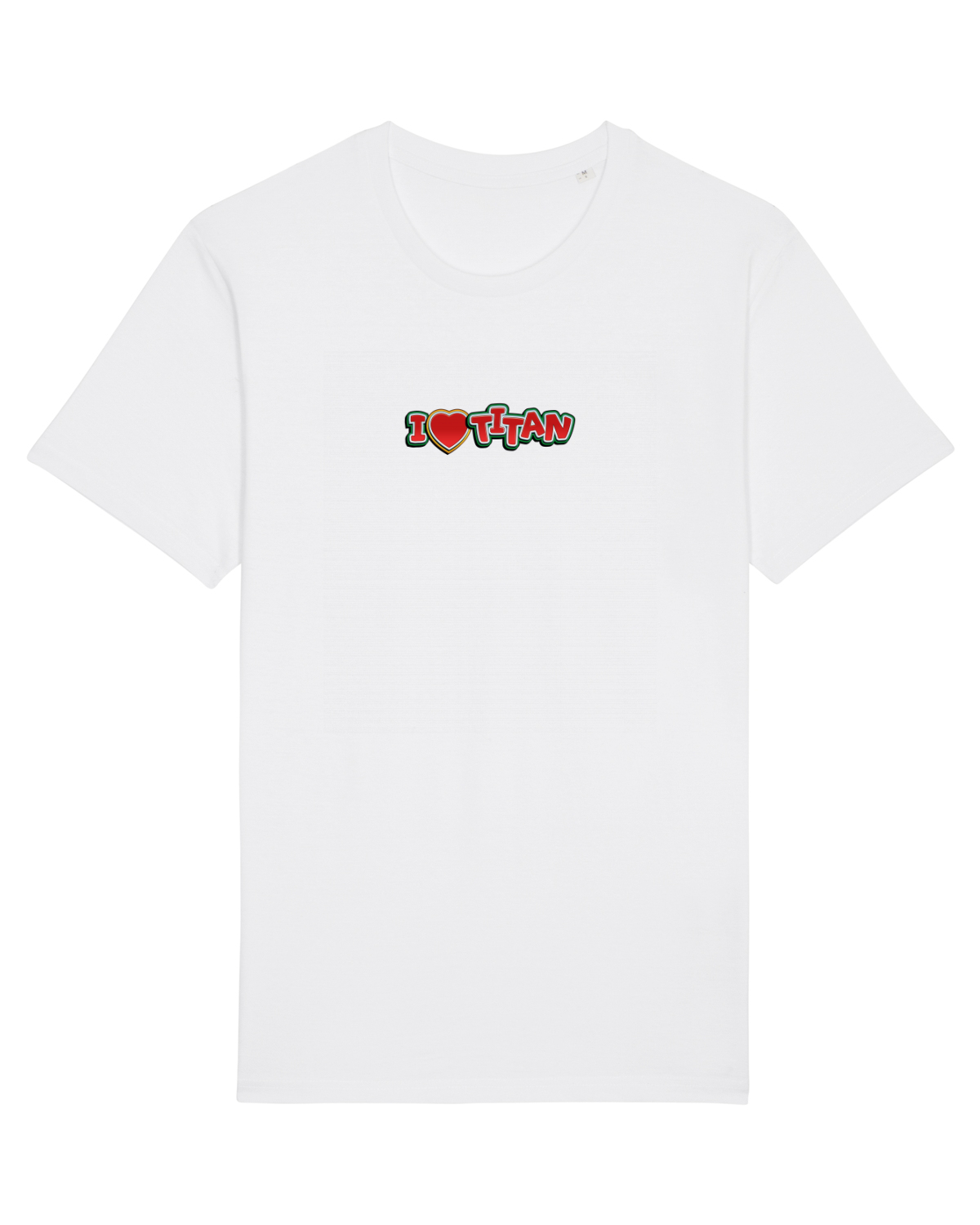 Tricou mânecă scurtă Unisex Rocker White