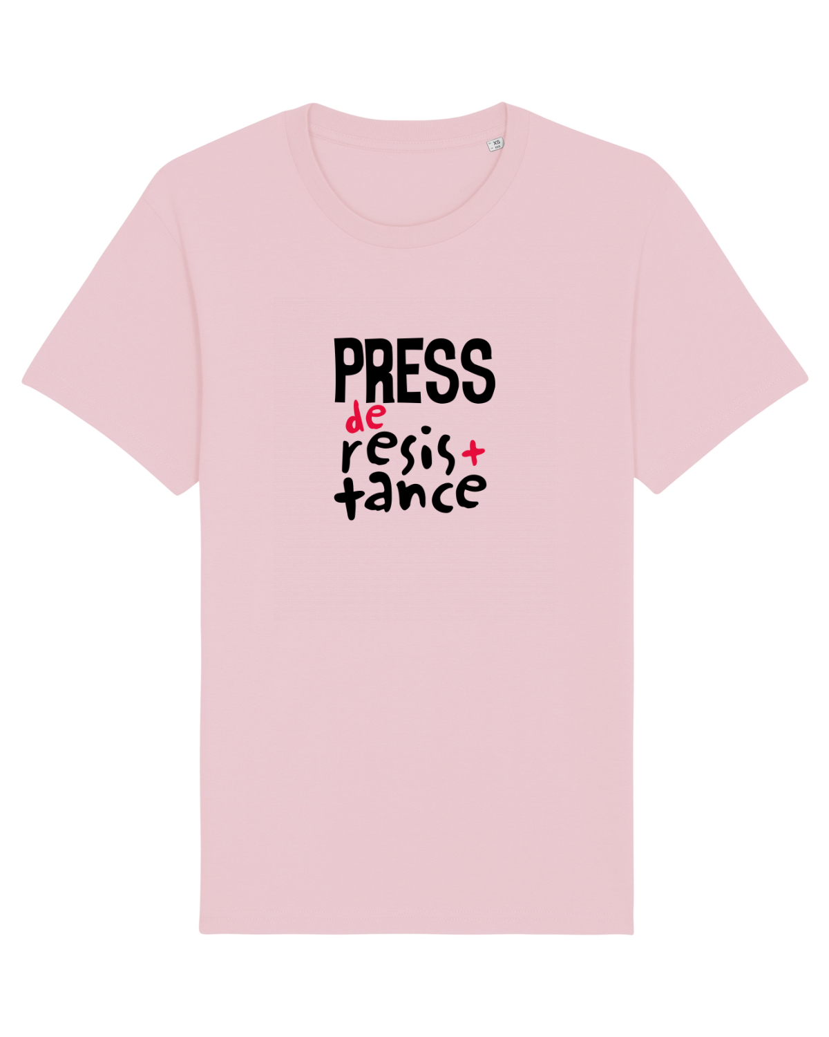 Tricou mânecă scurtă Unisex Rocker Cotton Pink