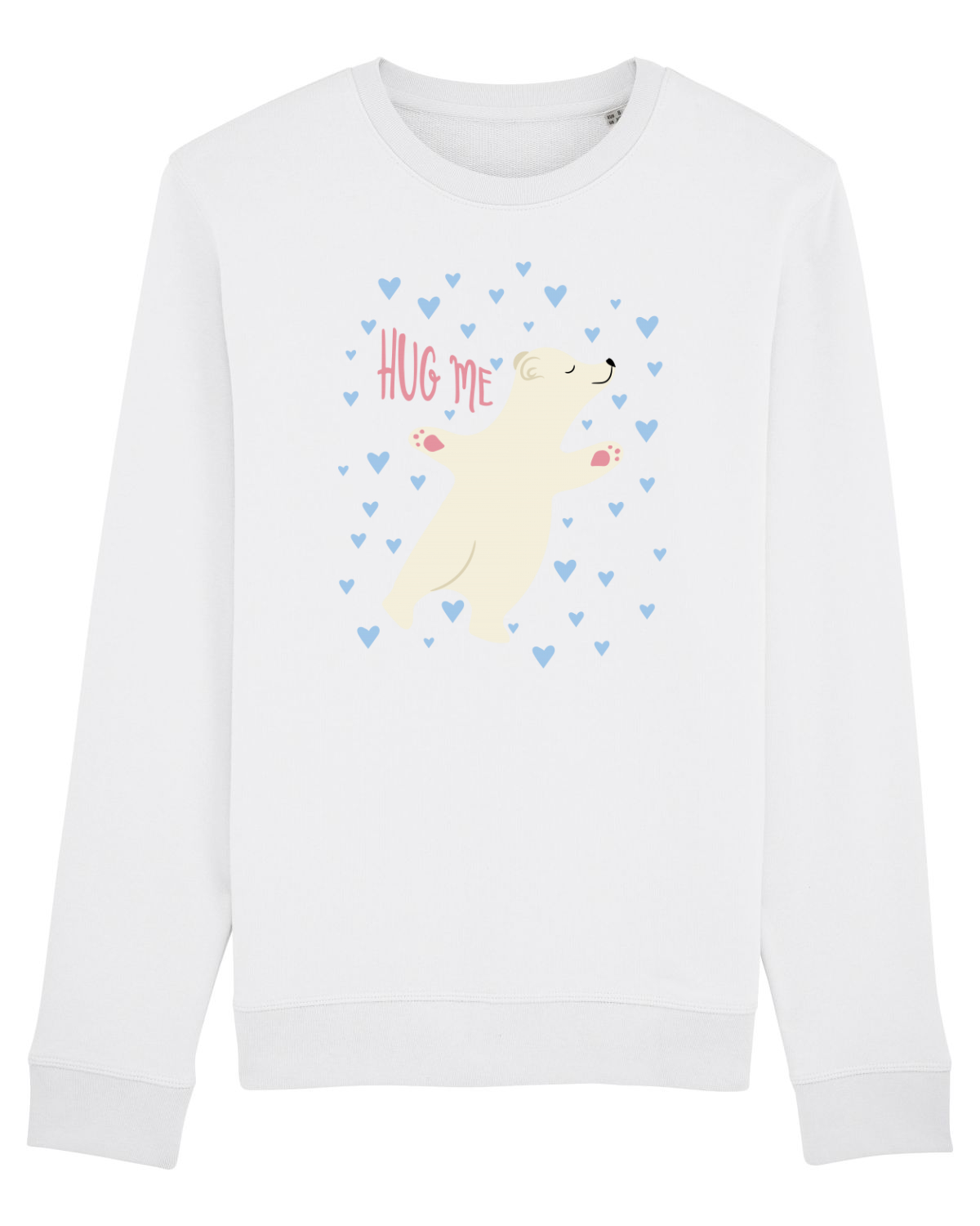 Bluză mânecă lungă Unisex Rise White