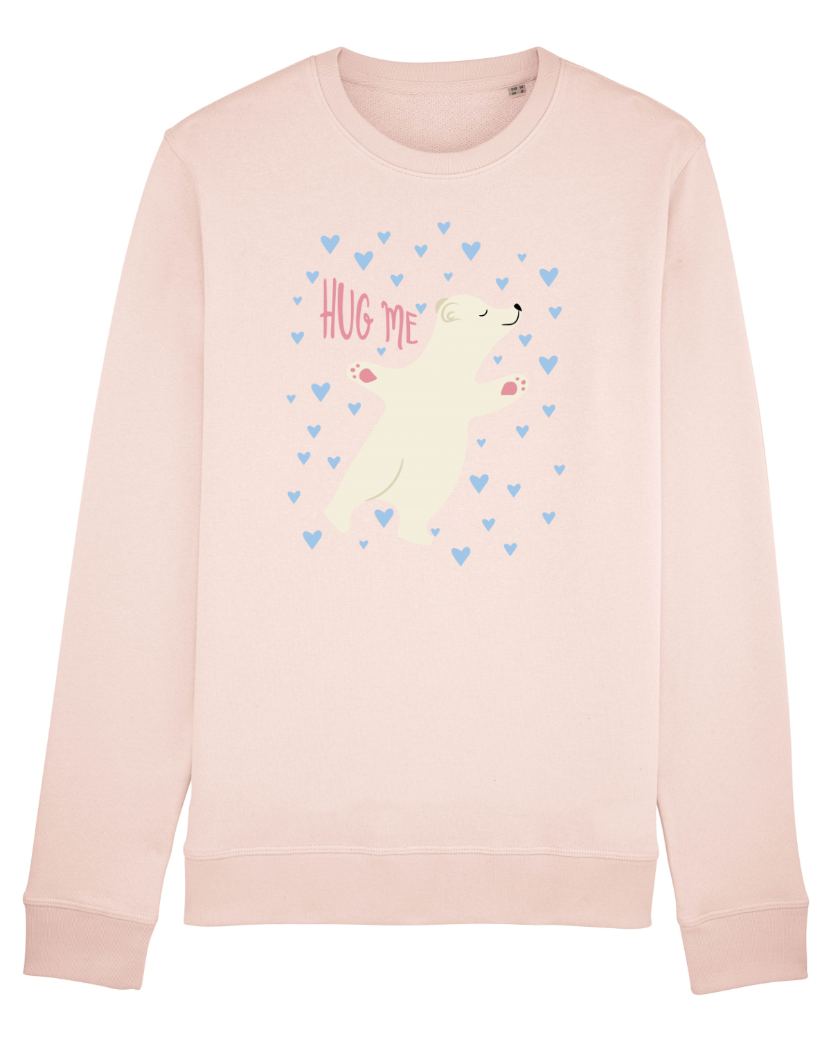 Bluză mânecă lungă Unisex Rise Candy Pink