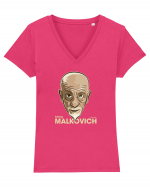 being Malkovich Tricou mânecă scurtă guler V Damă Evoker