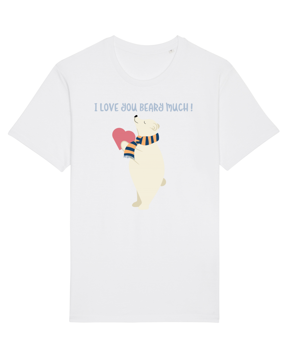 Tricou mânecă scurtă Unisex Rocker White