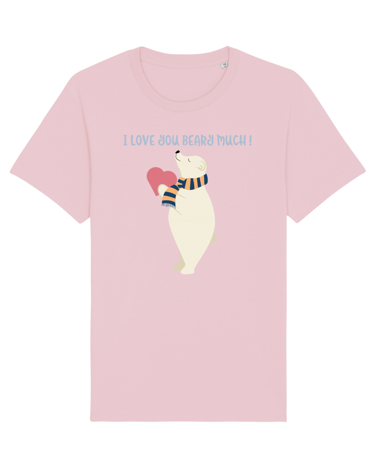 Tricou mânecă scurtă Unisex Rocker Cotton Pink
