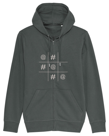 Modern X și O Anthracite