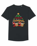 Merry Quarantine Christmas Tricou mânecă scurtă guler larg Bărbat Skater