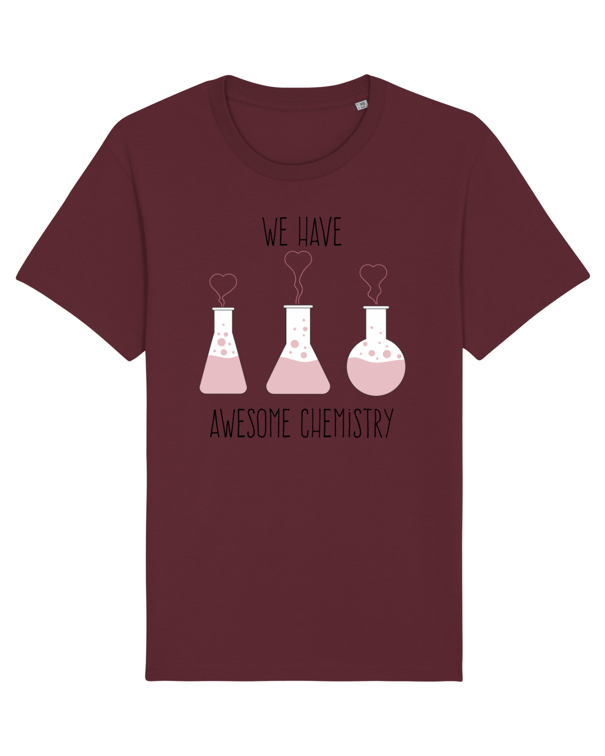 Tricou mânecă scurtă Unisex Rocker Burgundy