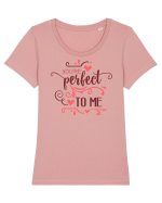 Perfect pentru mine Tricou mânecă scurtă guler larg fitted Damă Expresser