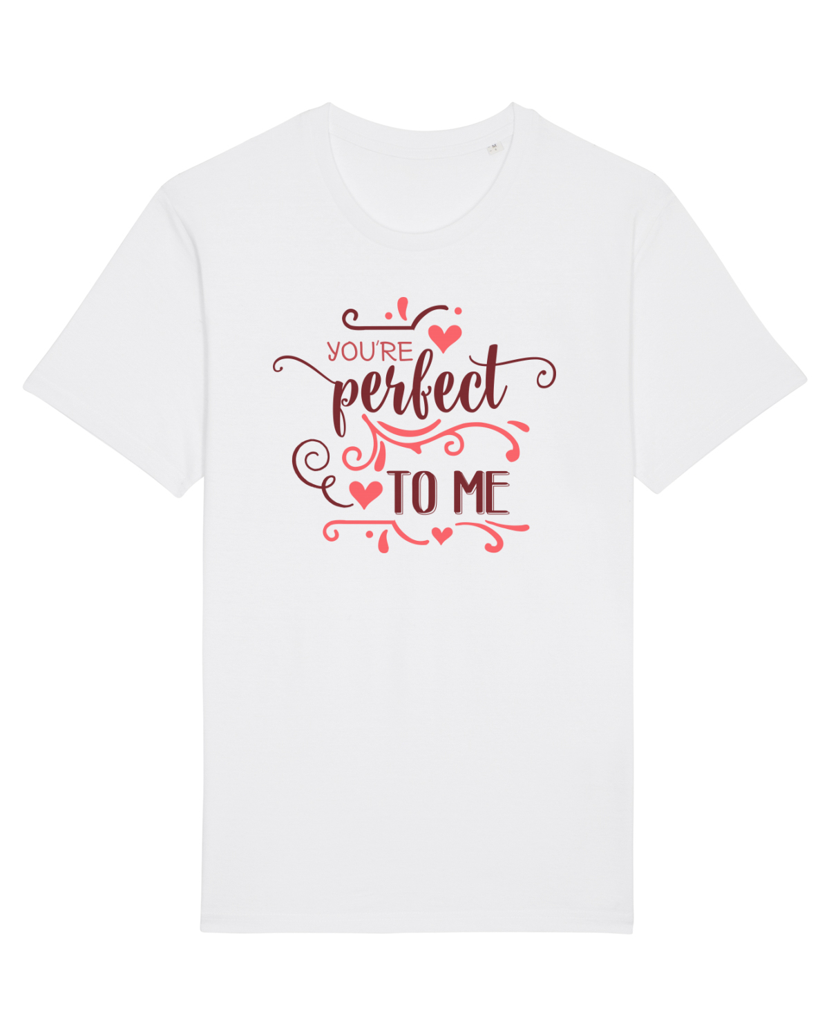 Tricou mânecă scurtă Unisex Rocker White