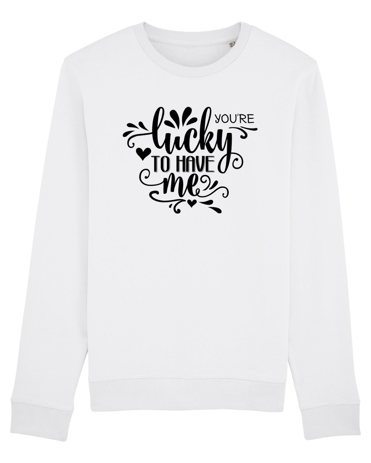 Bluză mânecă lungă Unisex Rise White