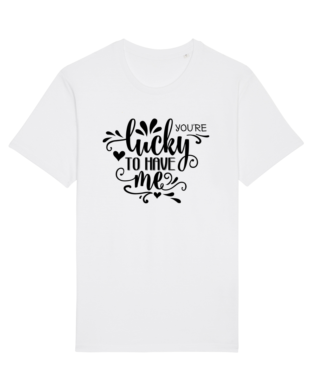 Tricou mânecă scurtă Unisex Rocker White