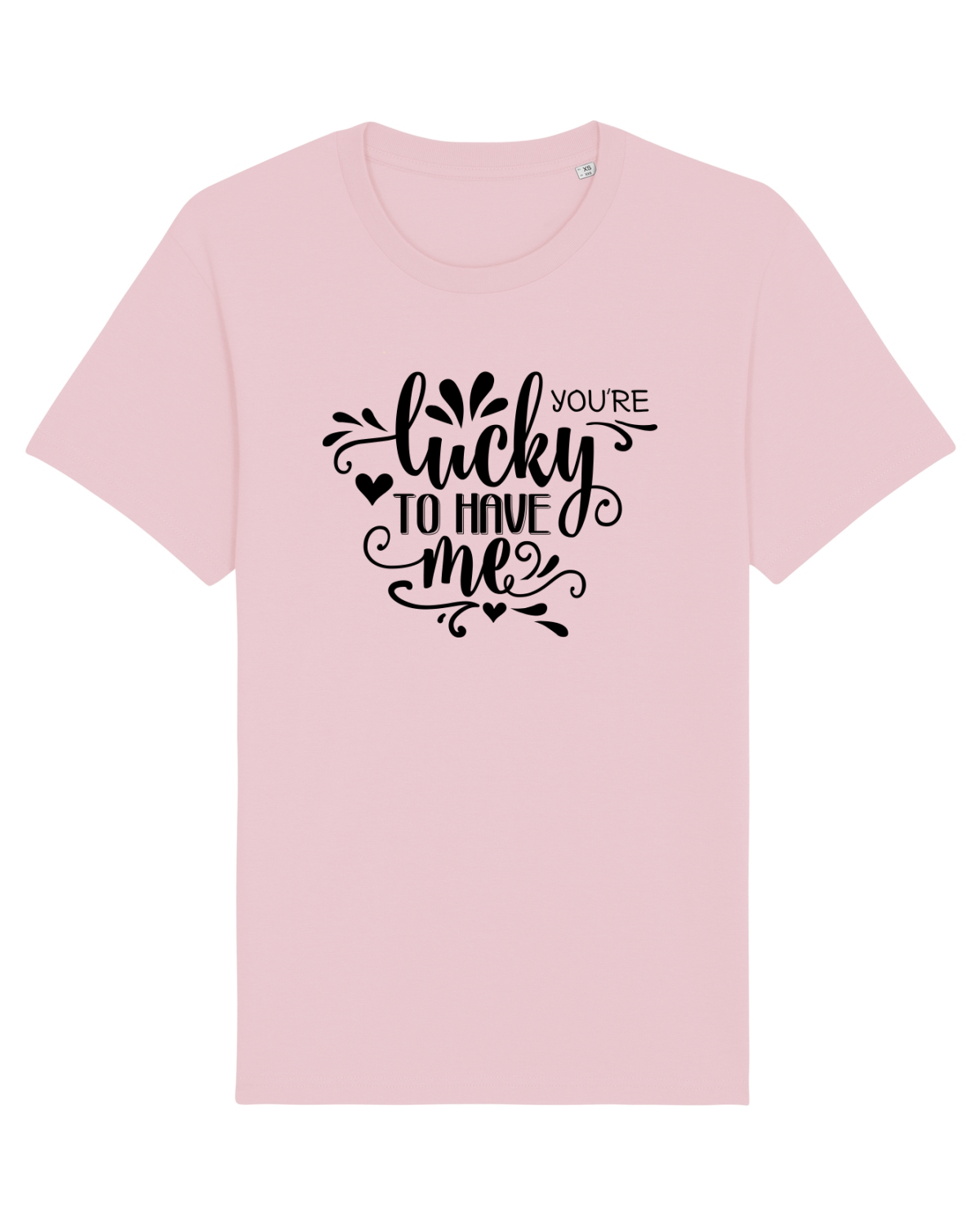Tricou mânecă scurtă Unisex Rocker Cotton Pink