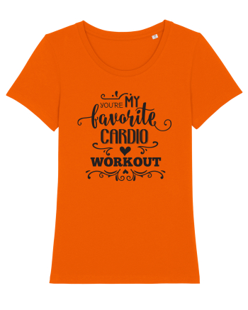 Tu ești exercițiul meu cardio favorit! Bright Orange