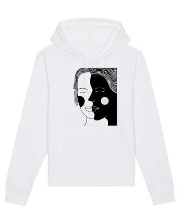 alb negru White