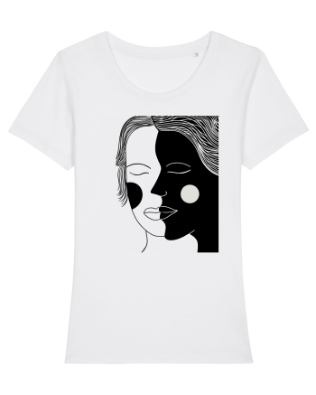 alb negru White
