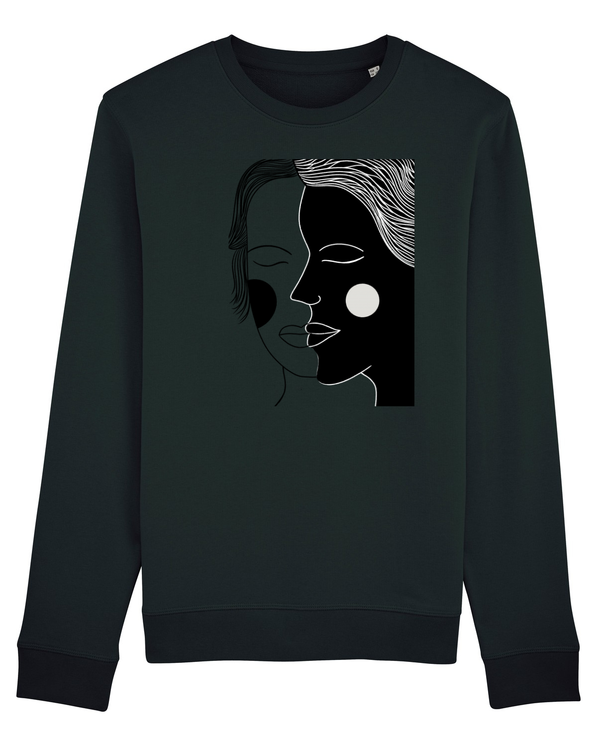 Bluză mânecă lungă Unisex Rise Black