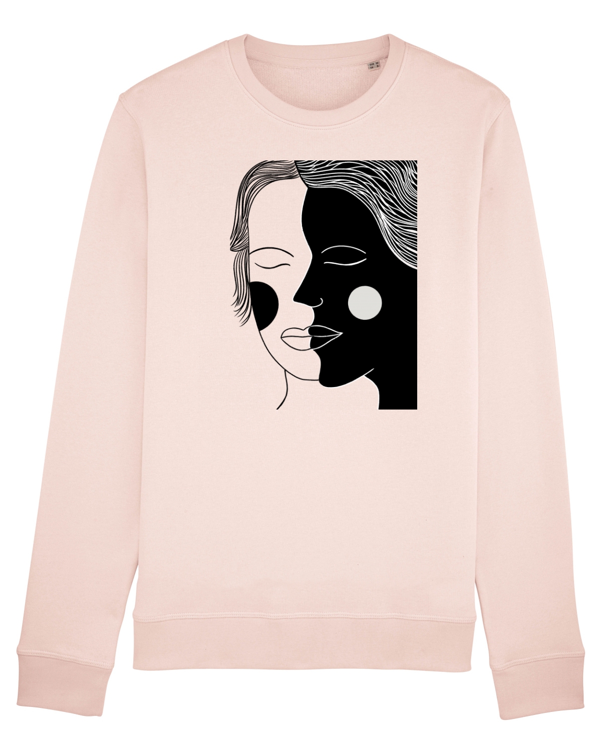 Bluză mânecă lungă Unisex Rise Candy Pink