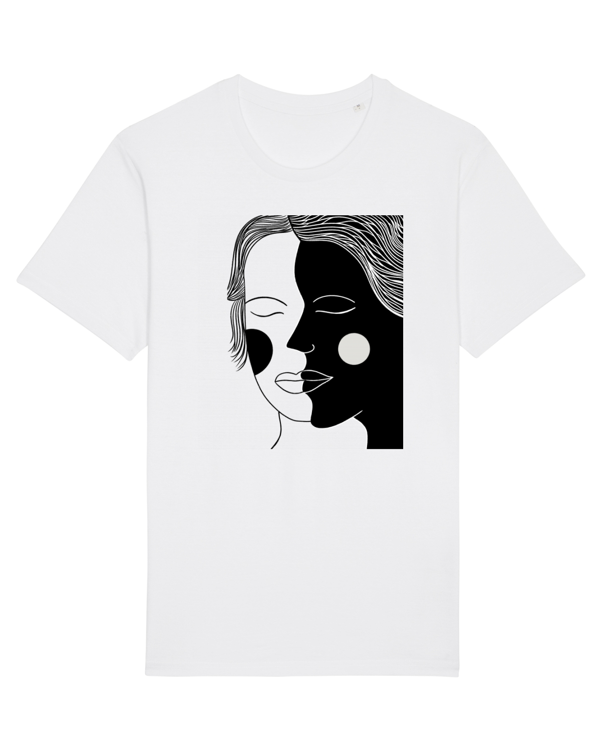 Tricou mânecă scurtă Unisex Rocker White