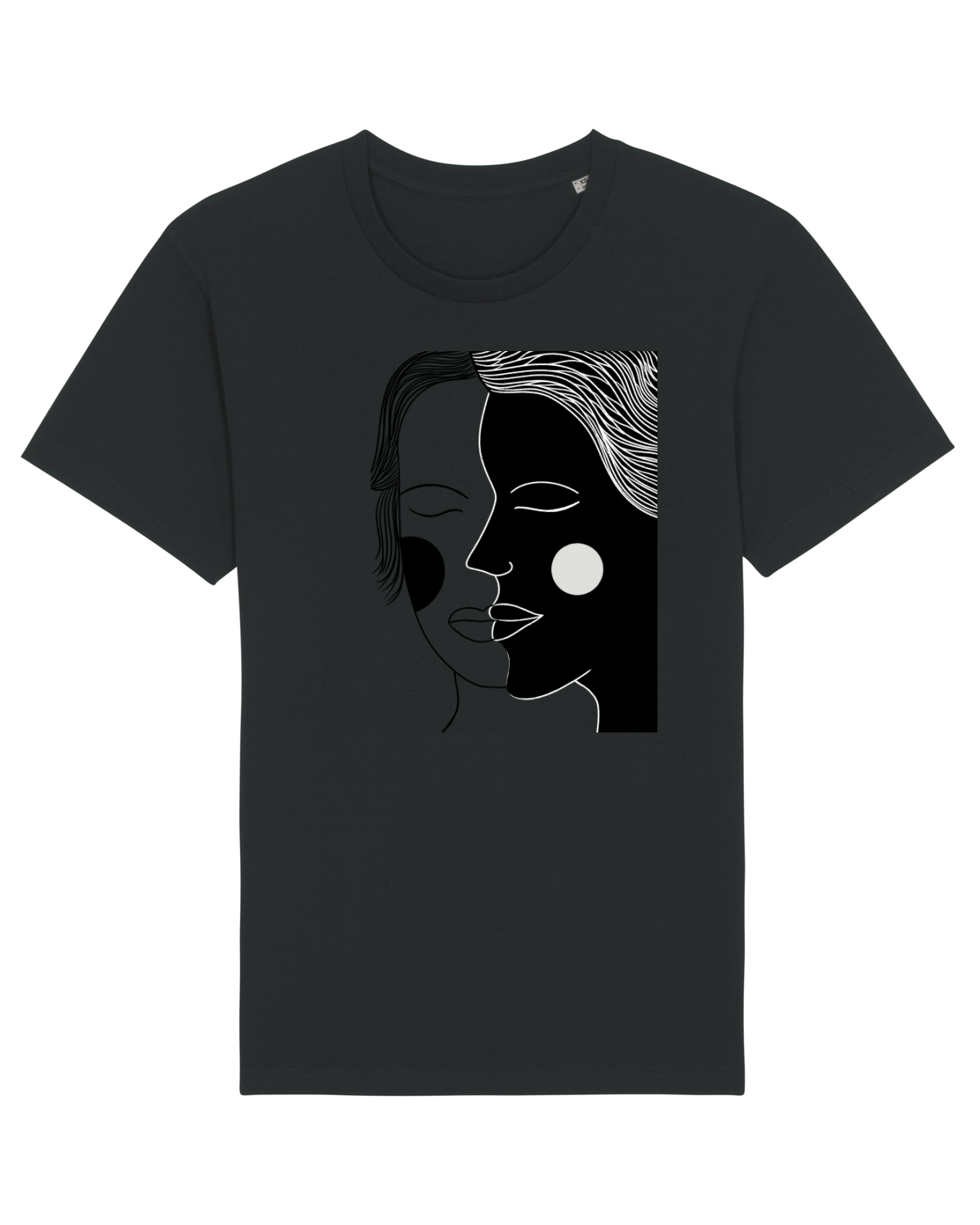 Tricou mânecă scurtă Unisex Rocker Black